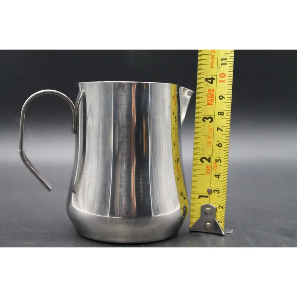 DeLonghi Stainless Steel Milk Frothing Pitcher 35cl 12oz Made In Italy 18/10
